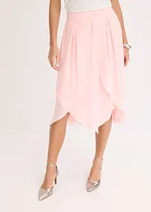 Midi rok met ruches, bonprix