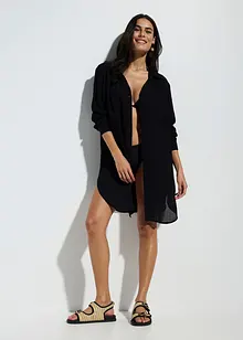 Lange strandblouse van viscose, bonprix