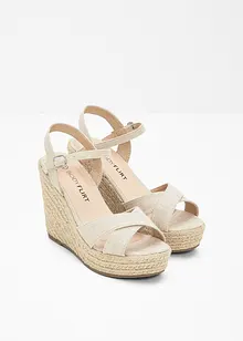 Sandaletten met sleehak, bonprix
