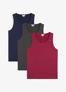 Tanktop (set van 3), bonprix