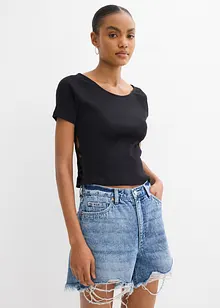 Aansluitend T-shirt van puur biologisch katoen, bonprix