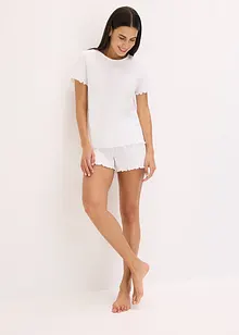 Shortama van Ppointelle jersey, bonprix