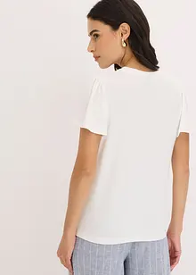 Shirt van viscose met knopen, bonprix