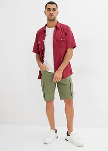 Stretch cargo bermuda (set van 2), regular fit, bonprix