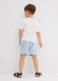 T-shirt en korte broek van biologisch katoen (2-dlg. set), bonprix
