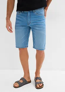 Sweat jeans bermuda, slim fit (set van 2), bonprix