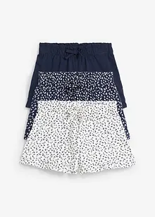 Jersey short van puur biologisch katoen (set van 3), bonprix