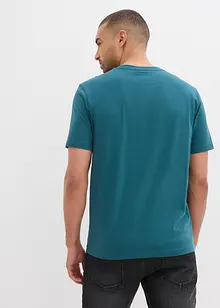 Henley shirt van biologisch katoen (set van 2), bonprix