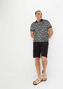 Poloshirt met korte mouwen van biologisch katoen, bonprix