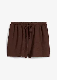 Instap short van gestructureerde crêpe, bonprix