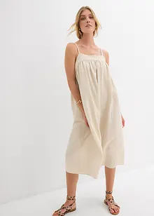 Jurk met spaghettibandjes van een soepele viscose-mix, bonprix