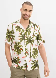 Overhemd van viscose met korte mouwen, loose fit, bonprix