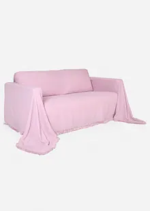 Sprei met franjes van mousseline, bonprix