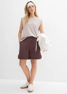 Wijde jersey short, bonprix