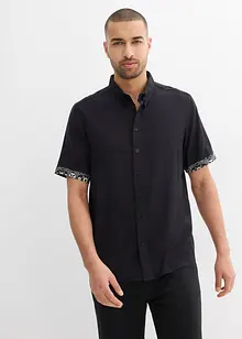 Overhemd met korte mouwen, slim fit, bonprix