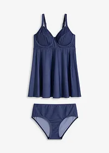 Lange tankini in jeanslook (2-dlg. set), bonprix