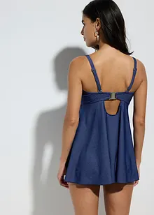 Lange tankini in jeanslook (2-dlg. set), bonprix
