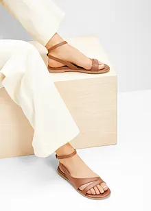 Leren sandalen, bonprix