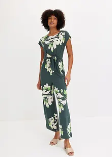 Jumpsuit met strikceintuur, bonprix