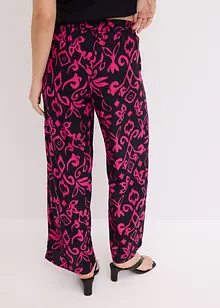 Gedessineerde Marlene broek van soepele viscose, bonprix