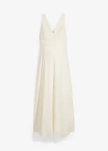 Zwangerschaps trouwjurk met kant, satijn en georgette, bonprix