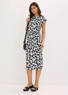 Jurk met plooitjes, bonprix