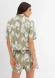 Viscose blouse met korte mouwen, bonprix