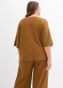 Gestructureerd shirt van katoen, bonprix