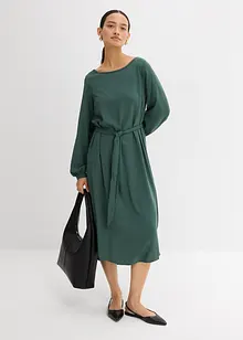 Midi jurk van fijne viscose, bonprix