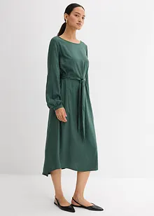 Midi jurk van fijne viscose, bonprix