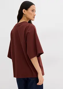 Oversized shirt met wijde mouwen van biologisch katoen, bonprix