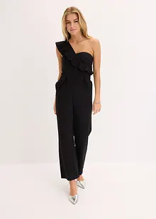 One shoulder jumpsuit met lichte viscose, bonprix