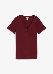 Henley shirt van puur biologisch katoen, bonprix