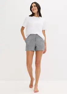 Oversized shortama met met geweven short, bonprix