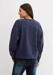 Oversized sweater met borduursel, bonprix