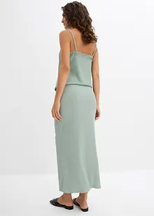 Maxi rok van lichte crêpe, bonprix