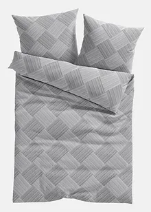 Dekbedovertrek met gestructureerde print, bonprix