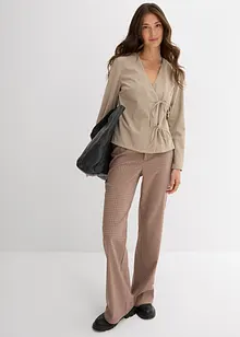 Blouse in een fijne ribstructuur, bonprix