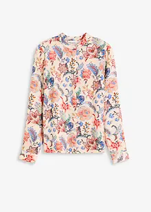 Blouse met een bloemmotief, bonprix