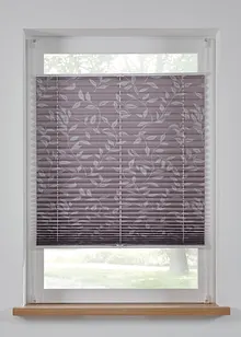 Verduisterend plisségordijn met rankenprint, bonprix
