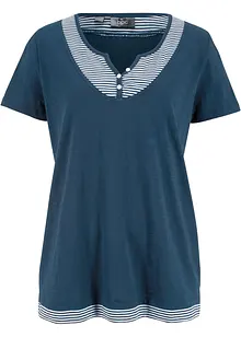 2-in-1 shirt van biologisch katoen, korte mouw, bonprix