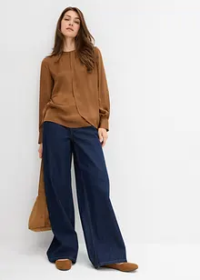 Blouse van elegant satijn, bonprix