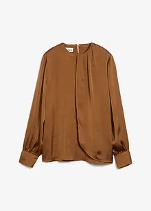 Blouse van elegant satijn, bonprix
