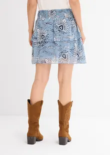 Strokenrok van gestructureerde chiffon, bonprix