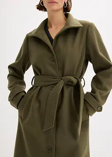 Lange jas in wollen look, bonprix