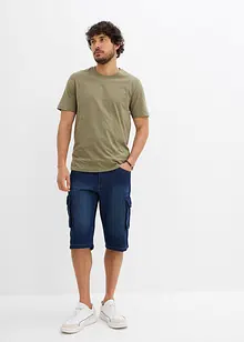 T-shirt (set van 2) van biologisch katoen, bonprix