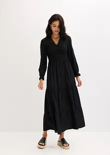 Maxi jurk met kant, bonprix