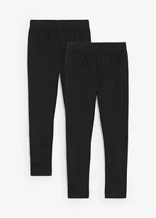 Legging van elastisch biologisch katoen (set van 2), bonprix