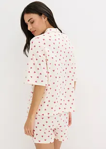 Oversized shortama van vlamgaren, bonprix
