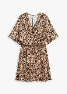 Jersey jurk in wikkellook, bonprix